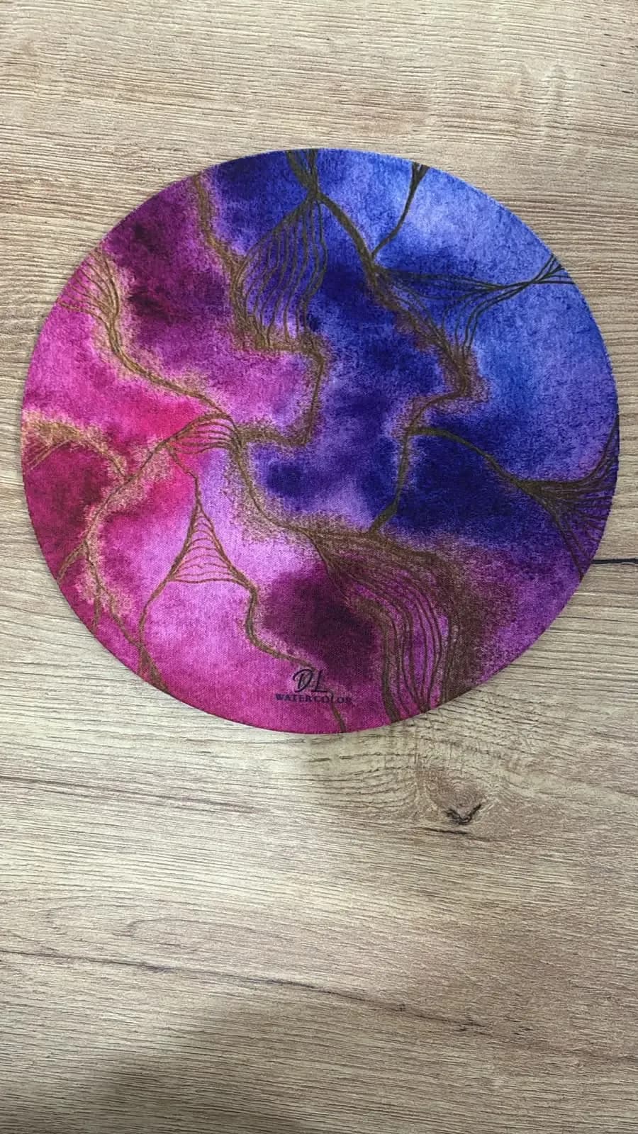 Edición Abstracción violeta azulado
